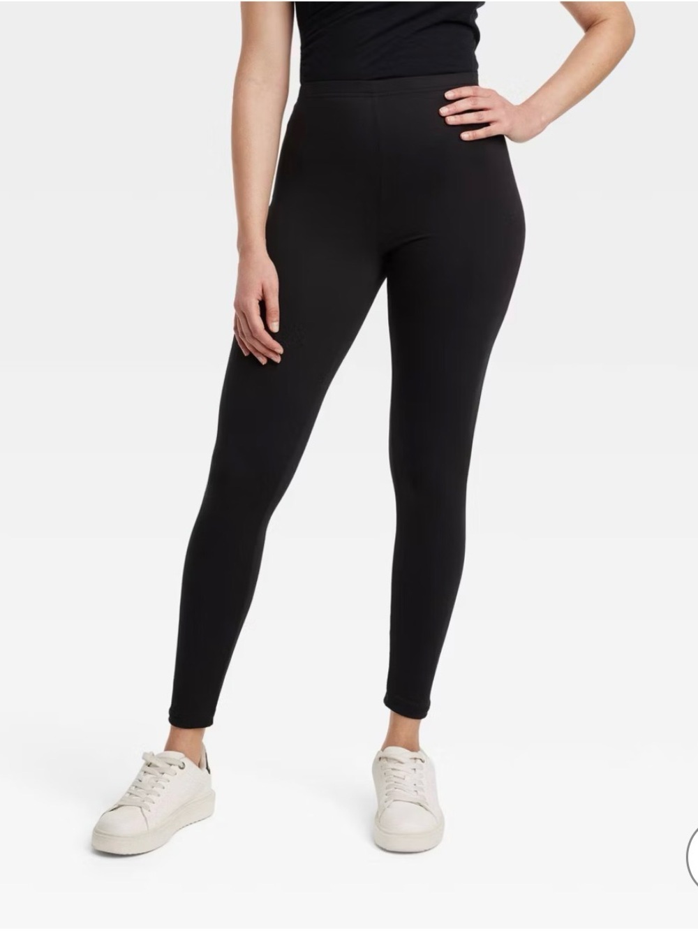 NWT a new day High Waisted 5-Pocket Black Jeggings Real Back Pockets Size Small